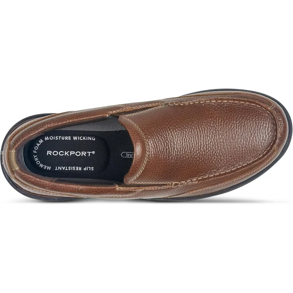 Rockport Men's Eureka Plus Slip on Loafers Size 8.5 Bridle Casual Closed Toe